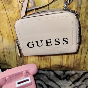 GUESS Cream Crossbody Bag